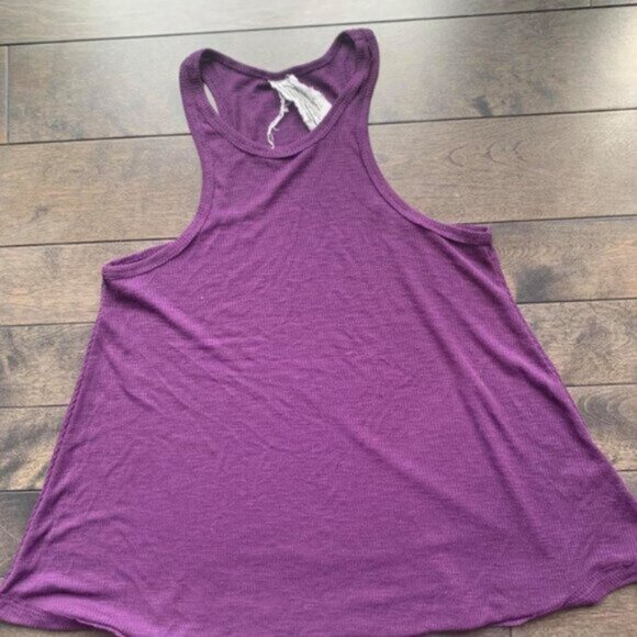 Free People Long Beach Ribbed Cotton Tank - Picture 3 of 3